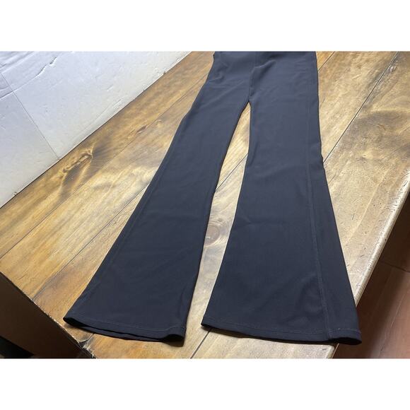 Wilo the Label Jumpsuit Ribbed Flare Leg Athleisure Yoga Activewear Dance Size S - Picture 3 of 12